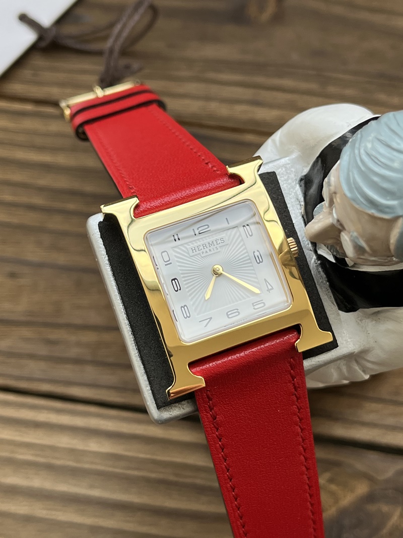 BV공장 에르메스 Hermes H Hour 26MM 옐로우골드 (시계)