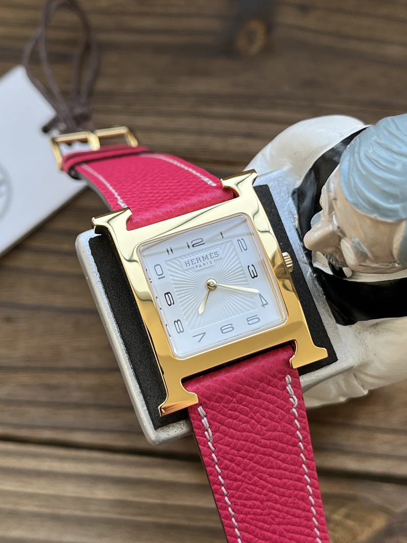 BV공장 에르메스 Hermes H Hour 26MM 옐로우골드 (시계)