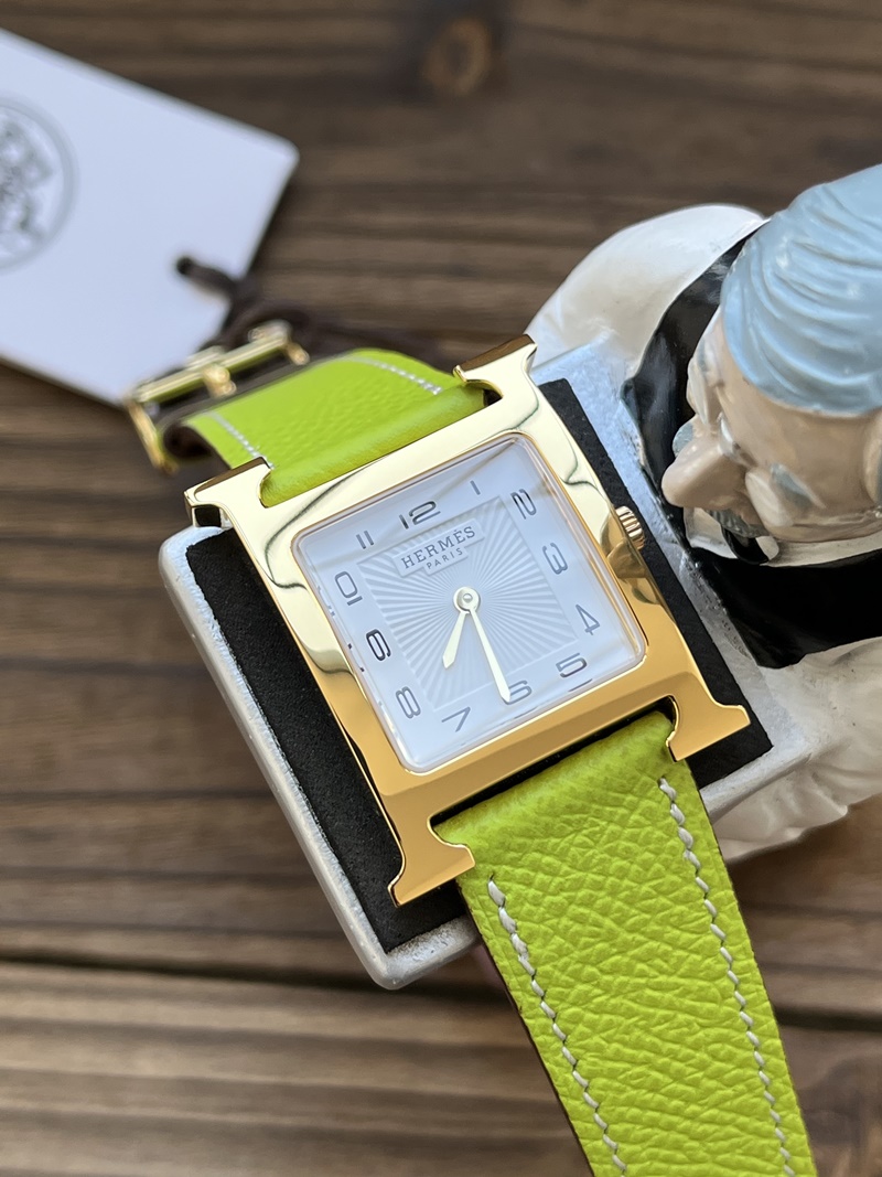 BV공장 에르메스 Hermes H Hour 26MM 옐로우골드 (시계)