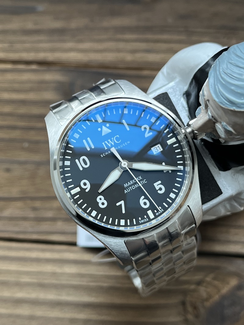 V7공장 IWC 마크20 블랙 다이얼 자알리톨 브레이슬릿 (시계)