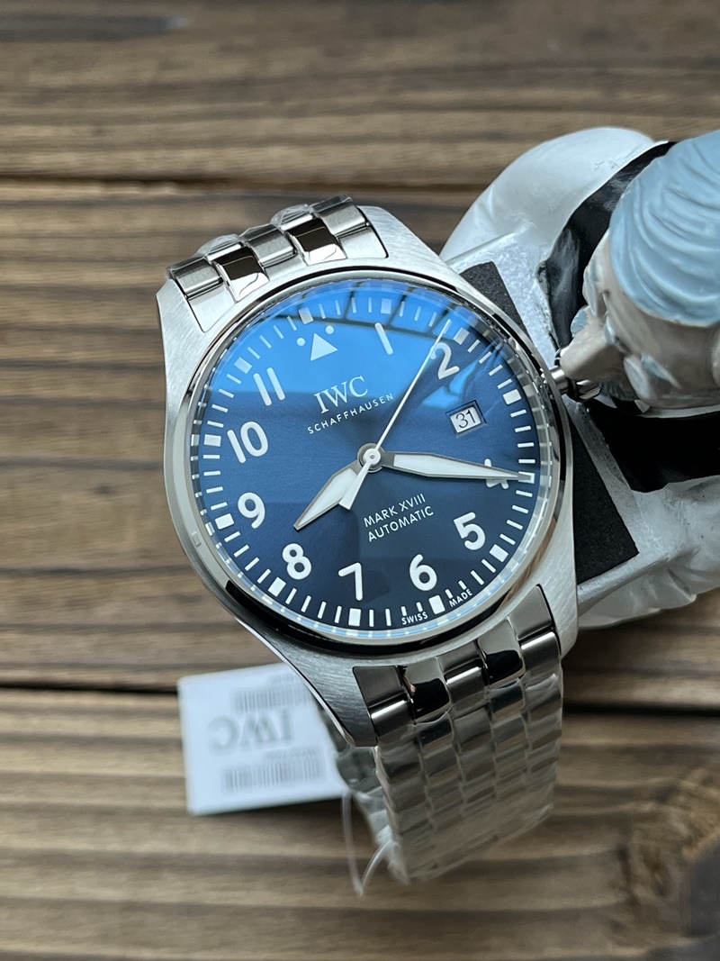 V7공장 IWC 마크18 블루 다이얼 자알리톨 브레이슬릿 (시계)